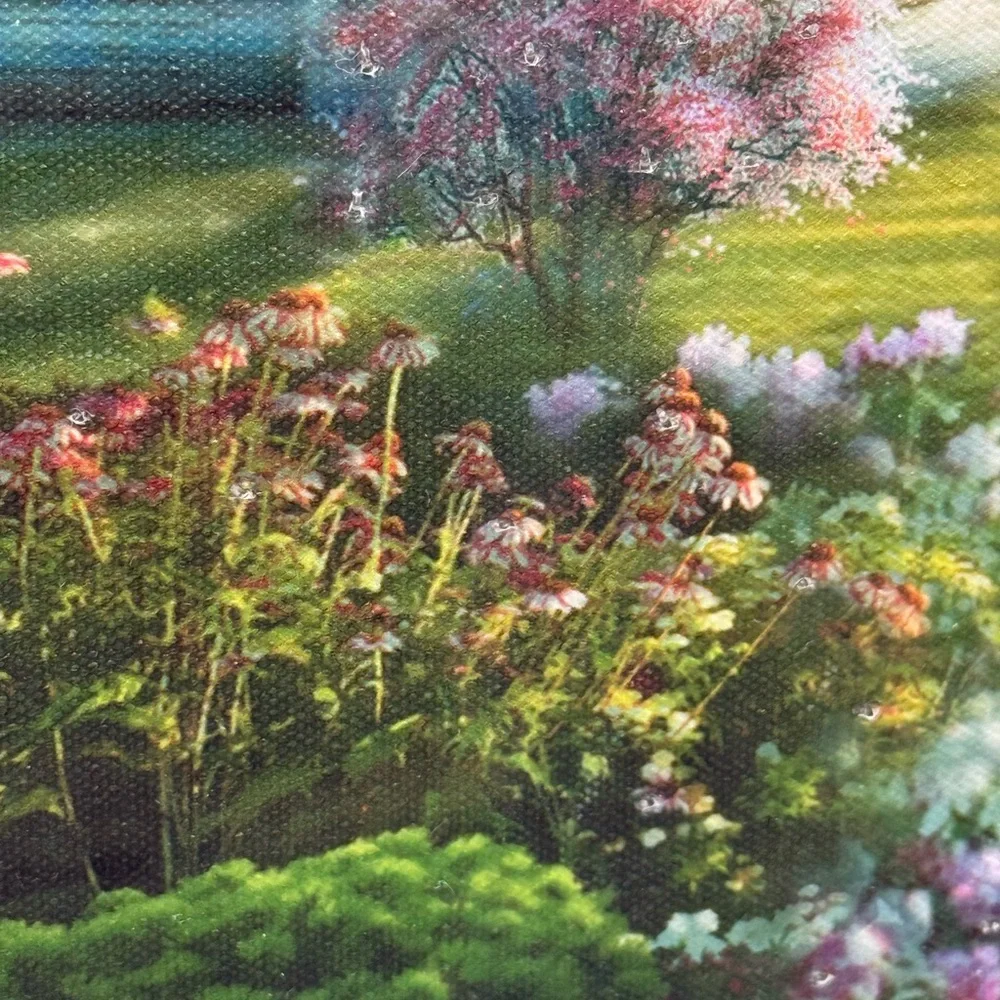 Vintage Harbor & Riverside Estate 16x20 Light-Up Canvas Battery-Operated Art